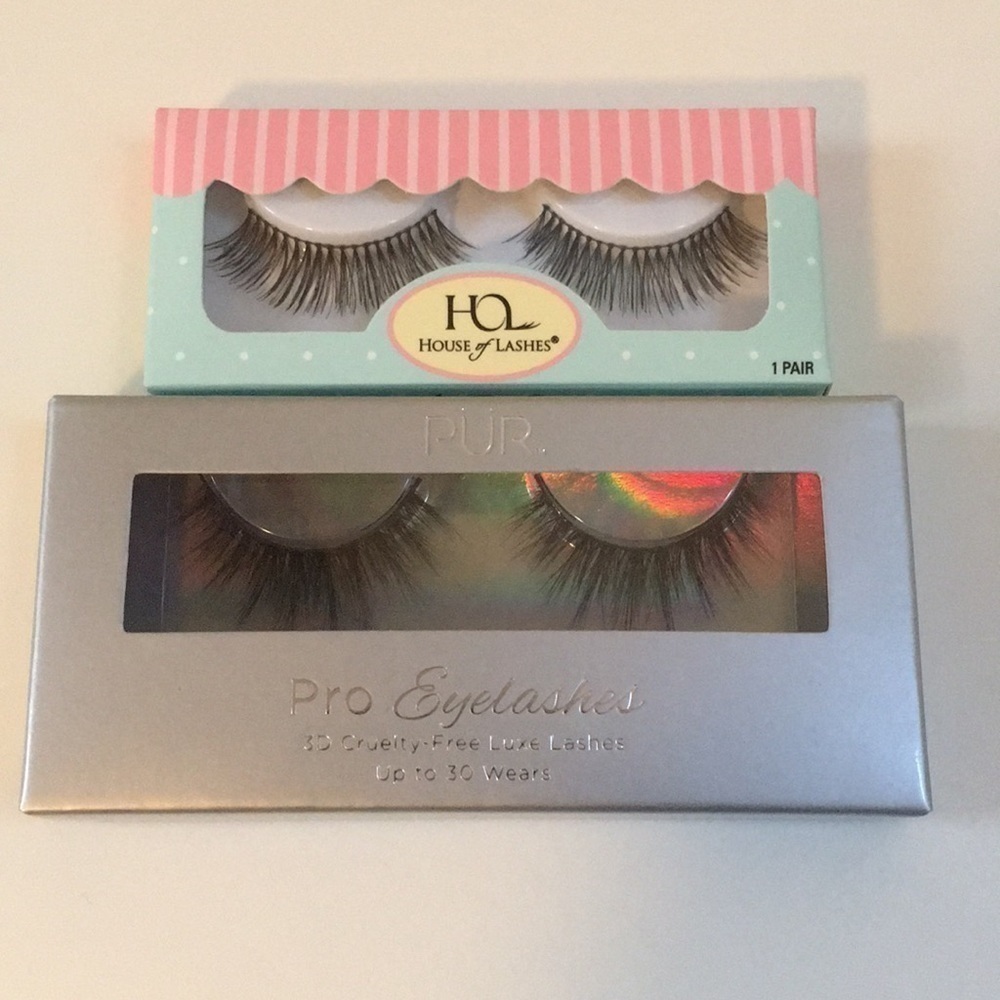 2 pair False eyelashes Hollywood glam Diva